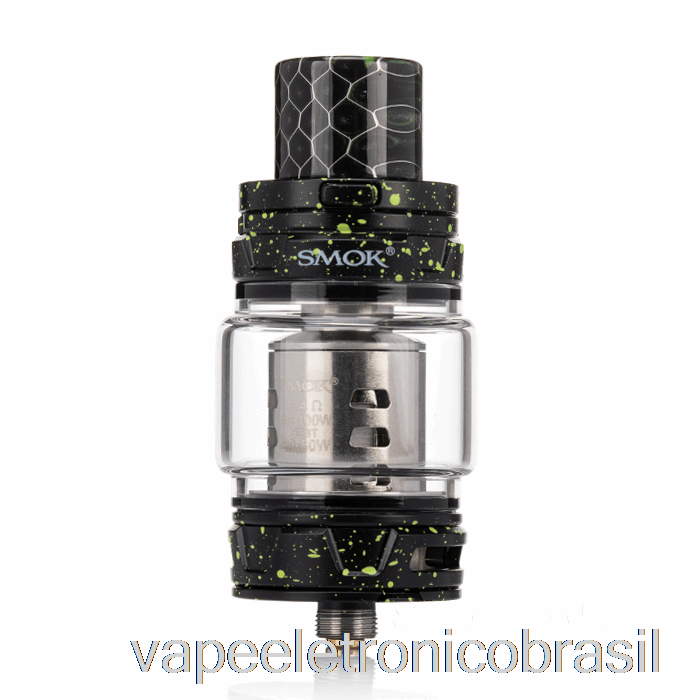 Vape Recarregável Smok Tfv12 Prince Sub-ohm Tanque Preto Com Spray Verde